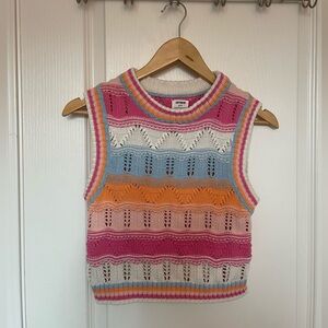 Cotton On Women’s Colorful Knit Sleeveless Vest Top Size S